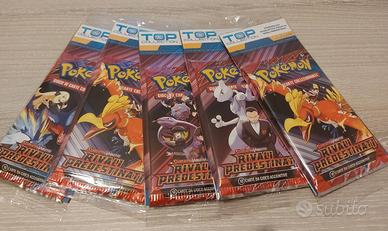 Pokemon - n.5 buste espansione RIVALI PREDESTINATI