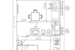 Bilocale arredato termoautonomo libero