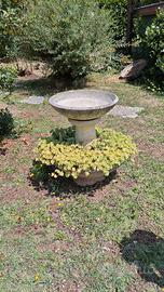 Vasi in cemento circolari per giardino ed esterni