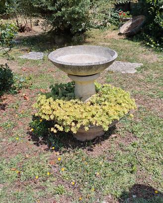 Vasi in cemento circolari per giardino ed esterni