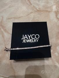 Braccaole tennis in moisanite vera com certificato