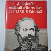 Raccolta 8 litografie originali scultore Minguzzi