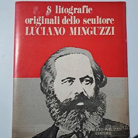 Raccolta 8 litografie originali scultore Minguzzi