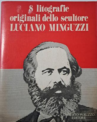 Raccolta 8 litografie originali scultore Minguzzi