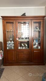 Cristalliera classica in legno