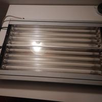 Plafoniera 8x24w T5  per acquaro