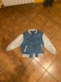 Giacca Da Baseball in pelle Casual  Vintage