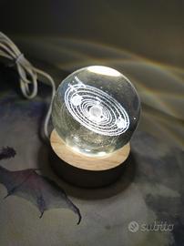 sistema solare 3d luce notturna 