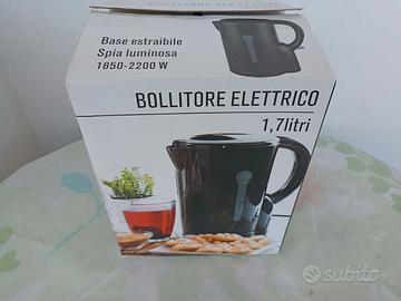 Bollitore elettrico da 1,7 litri NUOVO