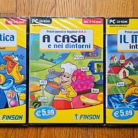 cd-rom per bambini di matematica e inglese