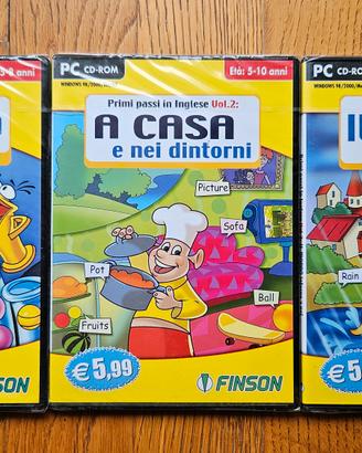 cd-rom per bambini di matematica e inglese