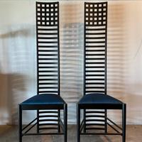 Coppia di sedie Mackintosh Hill House