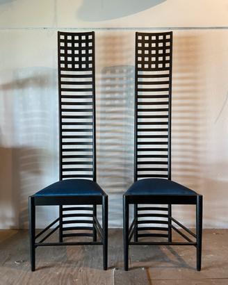 Coppia di sedie Mackintosh Hill House