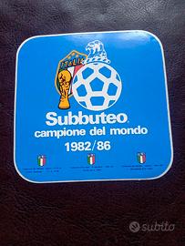 Adesivo sticker Subbuteo vintage