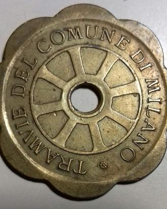 gettone tramvie Milano 1920