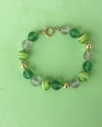 Bracciale in perle di vetro