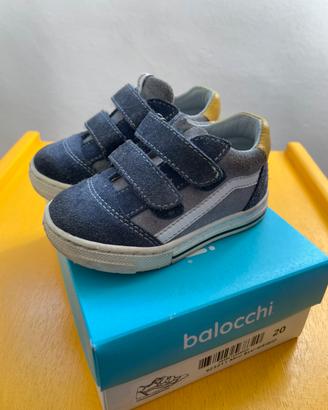Sneakers bambino Balocchi camoscio taglia 20