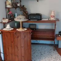 Mobile bar di legno  + scaffalatura