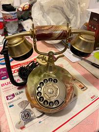 telefono a disco rotante vintage Made in Italy