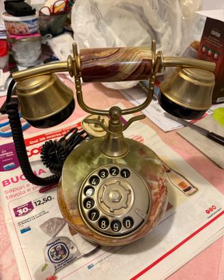 telefono a disco rotante vintage Made in Italy