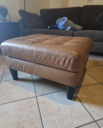 Pouf ikea in pelle