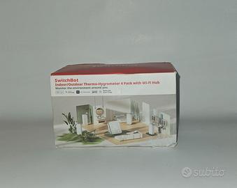 SwitchBot Hub Igrometro e Termometro – 4 Pezzi