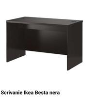 tavolo scrivania Ikea con vetro