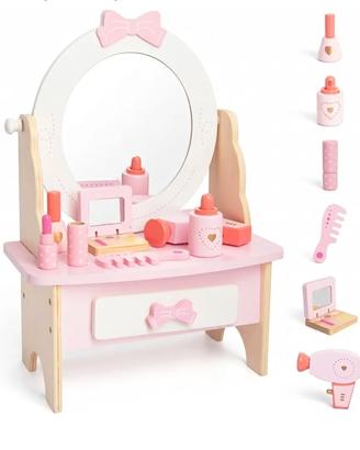 Gioco toeletta in legno per bambini