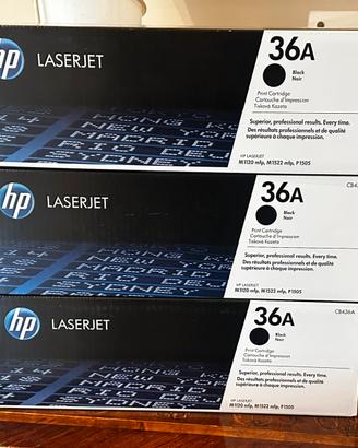 HP Toner laserjet 36A (3 pezzi) - nuovo