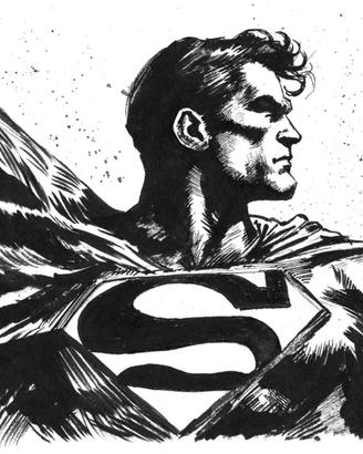 disegno a china Superman 