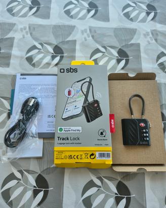 sbs lucchetto  track lock con apple find my