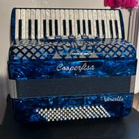 Fisarmonica Cooperfisa nuova (a piano, 96 bassi)