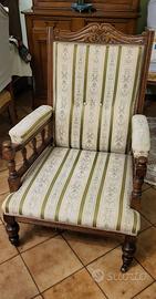 Antica poltrona fine 800