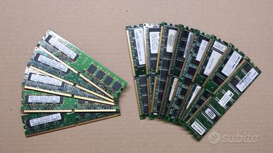 Lotto di Ram Ddr1 e Ddr2