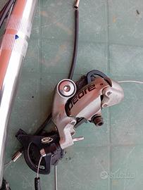 cambio deore e manubrio per mountain bike 26