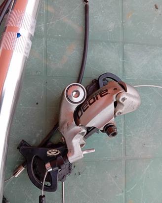 cambio deore e manubrio per mountain bike 26