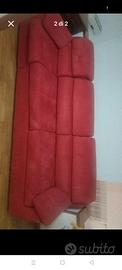 divano letto  come nuovo, sfoderabile 4 post