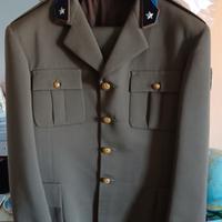 Divisa militare ufficiale artiglieria anni '60