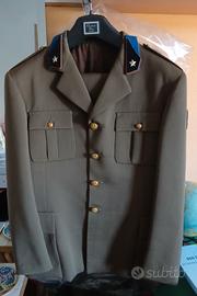 Divisa militare ufficiale artiglieria anni '60