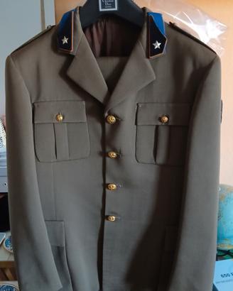Divisa militare ufficiale artiglieria anni '60