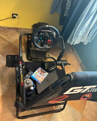 PS4+VOLANTE G29+CAMBIO LOGITECH+ SEDIA GTLITE+CUFF