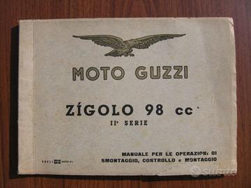Manuale Moto Guzzi ZIGOLO 98 cc 2A Serie 1958