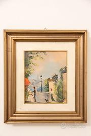 Quadro d'autore Maurin Dipinto Montmartre