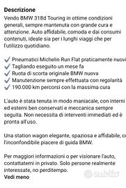 BMW 318d  2016   km 193 000