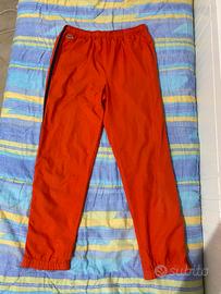 Pantaloni Lacoste arancioni