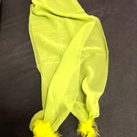 Stola decorata con applicazioni di piume