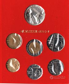 VATICANO 1983 - Divisionale FDC con argento #WEU