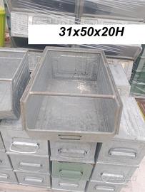 CONTENITORE METALLO BOCCA DI LUPO