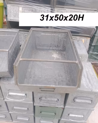 CONTENITORE METALLO BOCCA DI LUPO