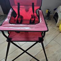 seggiolone pappa da campeggio